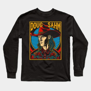 Doug Sahm \/\ Original Retro Fan Design Long Sleeve T-Shirt